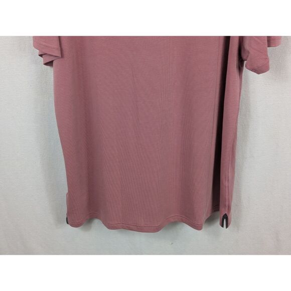 Rhone Delta Pique Button Down Polo Shirt Purple Men's Size 2XL/XXL - Picture 10 of 10